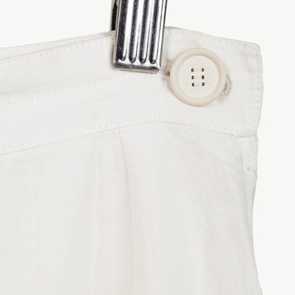 Hermes Vintage White Linen Sailor-Inspired Pant - Picture 5 of 10